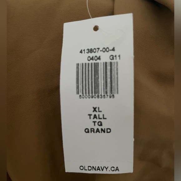 NWT - Water-Resistant tie-belt trench coat - Picture 2 of 2